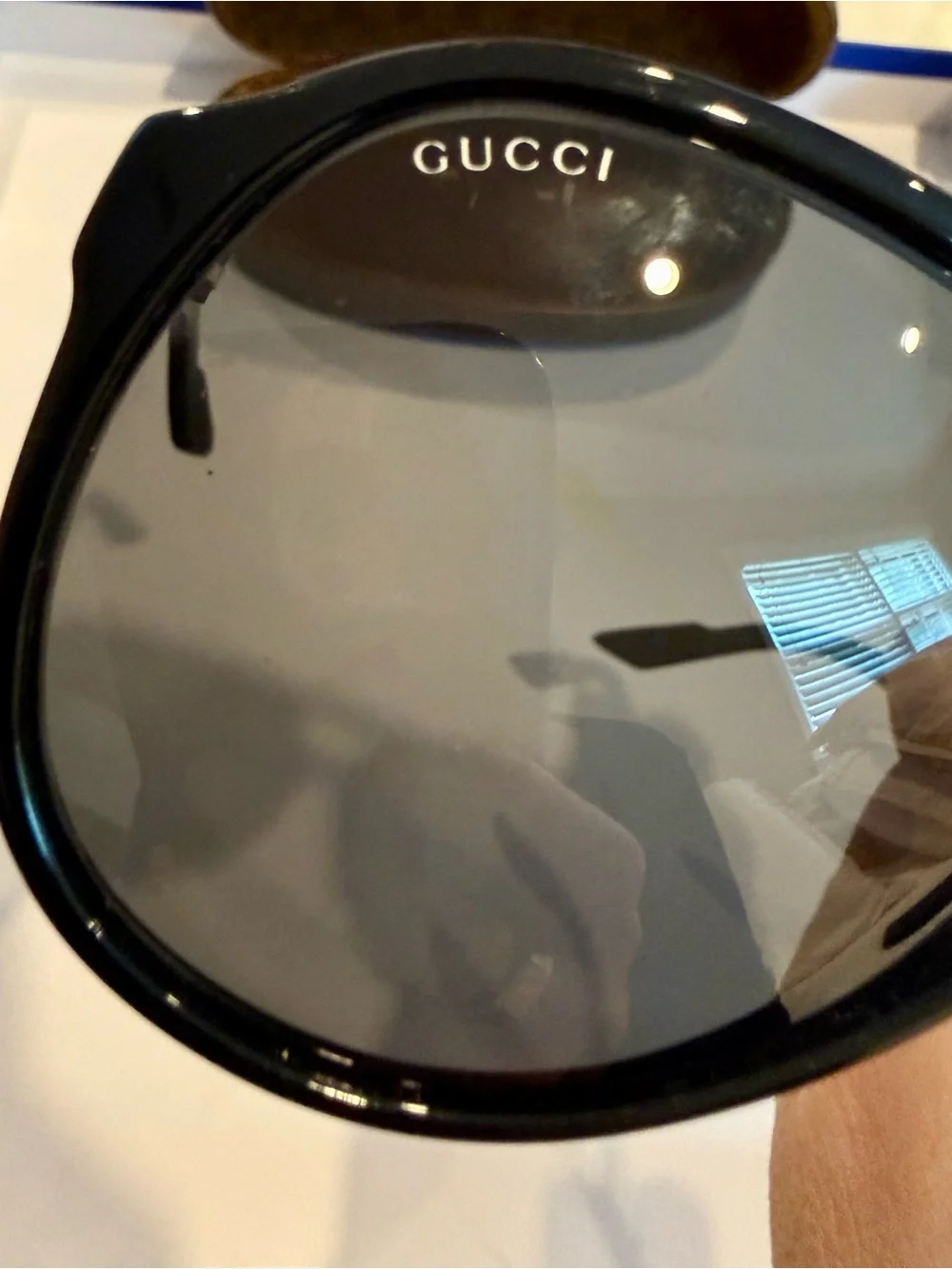 Gucci GG1627/S Aviator Sunglasses Black Italy w/ Case Box